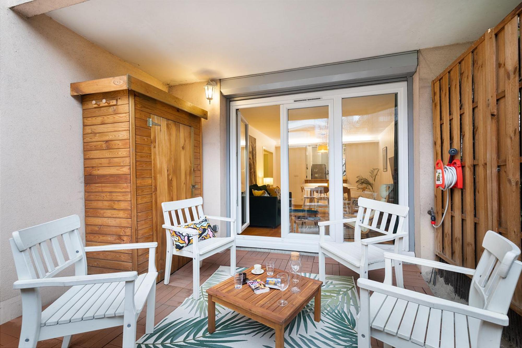 让蒂伊Cosy'N Paris - Parking Secure - Metro 14 - Wifi - Terrace - Premium Bedding公寓 外观 照片