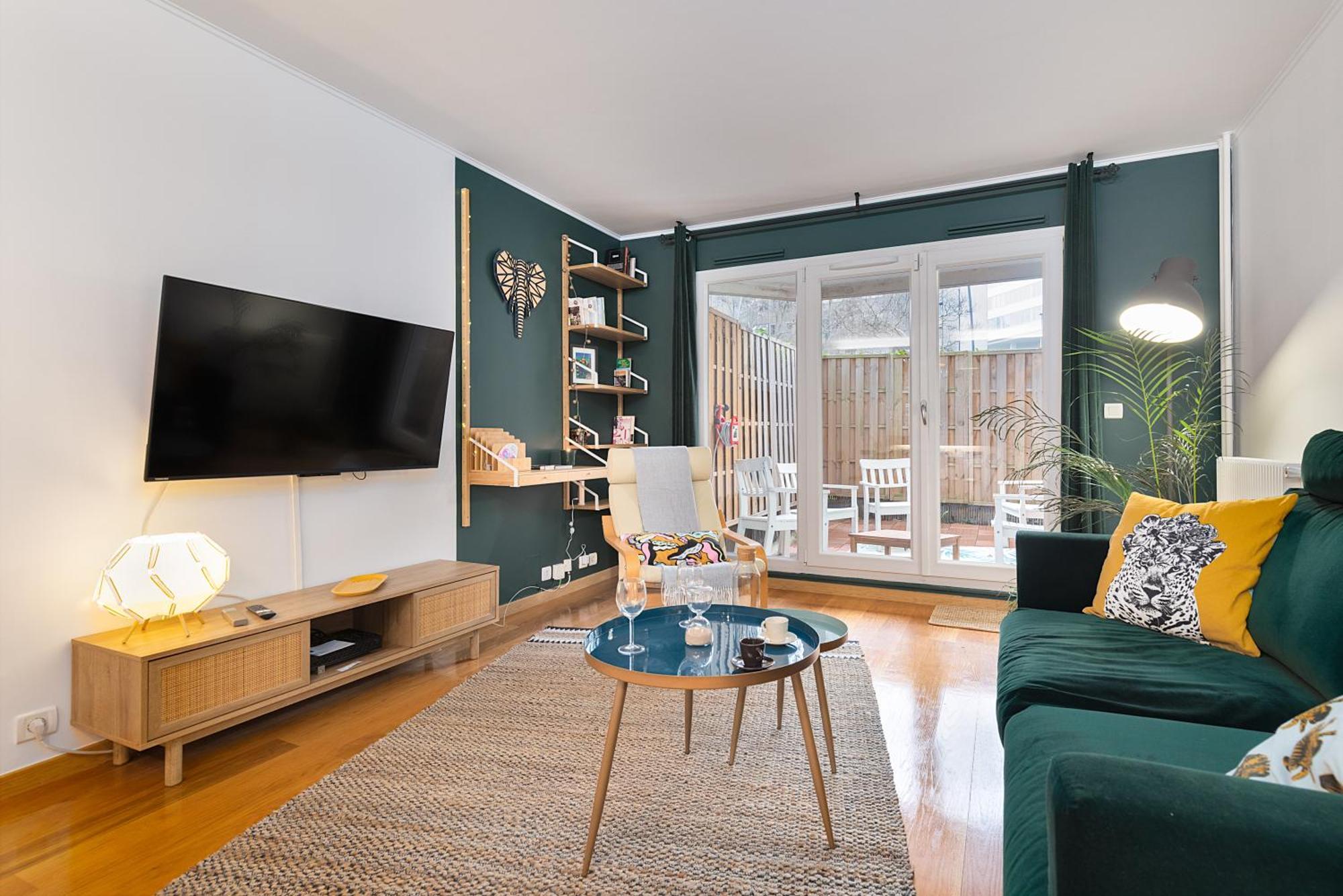 让蒂伊Cosy'N Paris - Parking Secure - Metro 14 - Wifi - Terrace - Premium Bedding公寓 外观 照片