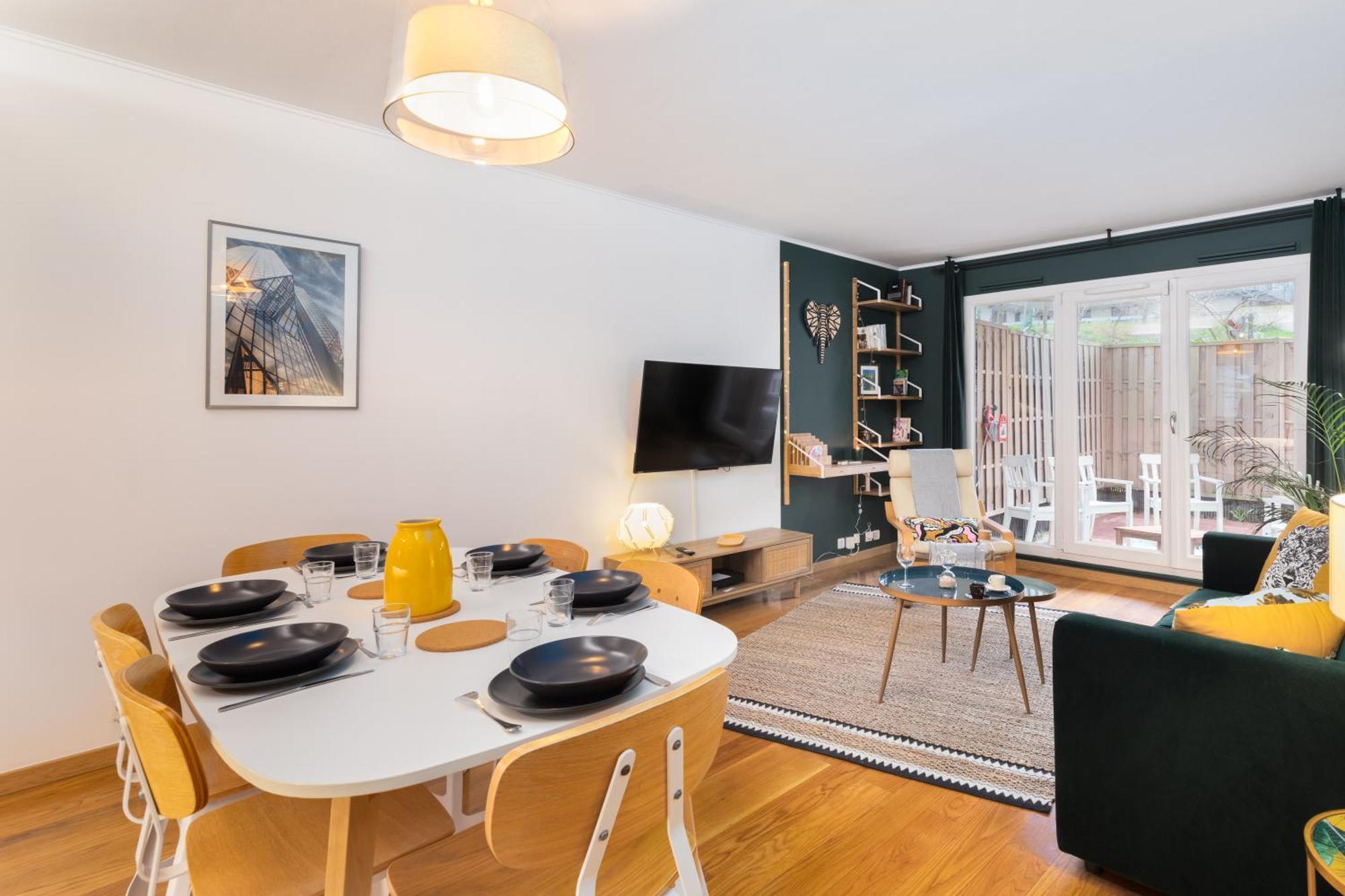 让蒂伊Cosy'N Paris - Parking Secure - Metro 14 - Wifi - Terrace - Premium Bedding公寓 外观 照片